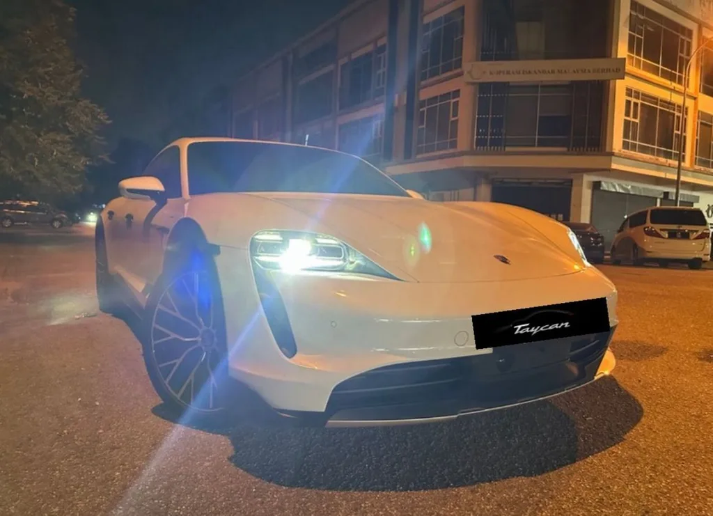 Porsche Taycan rental car Johor Bahru